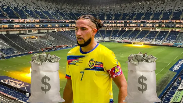 Marwin Pita jugando, dinero. Foto tomada de: Marwin Pita 'X'