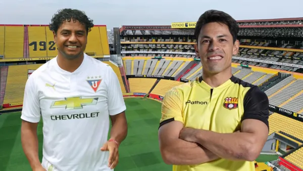 Matías Oyola y Frnaklin Salas (Foto tomada de: Extra/Liga de Quito/Matías Oyola)