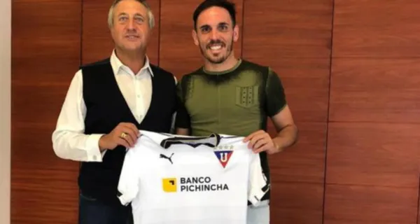 Matías Zunino es uno de los jugadores cuestionados por la hinchada de Liga de Quito y tomaron una decisión en cuanto a su continuidad