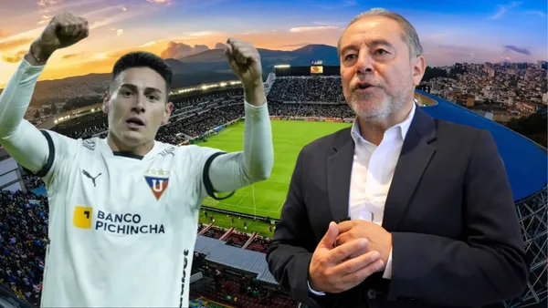 Mauricio Martínez e Isaac Álvarez (Foto tomada de: Liga de Quito/Primicias/API)