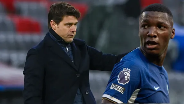Mauricio Pochettino decidió alentar a Moisés Caicedo durante el partido