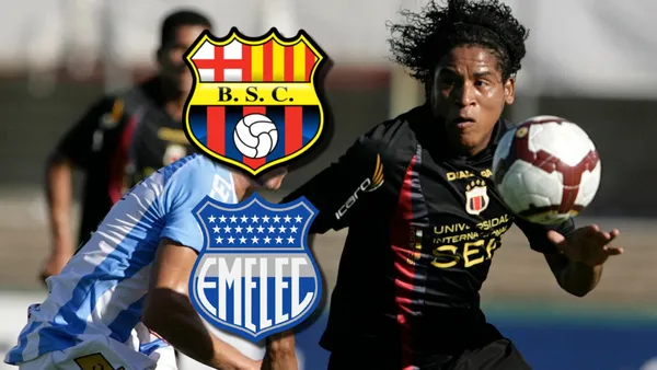 Michael Arroyo-Emelec-Barcelona SC / Foto: El Universo