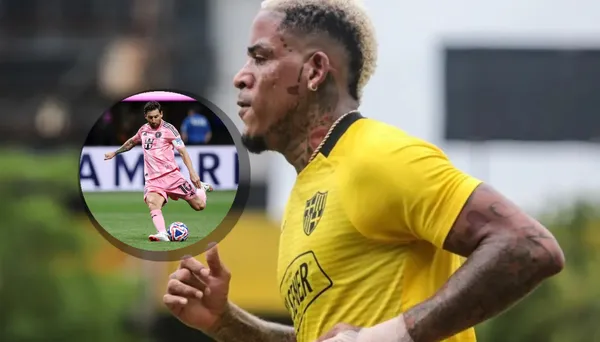 Michael Arroyo-Lionel Messi / Foto: Barcelona SC