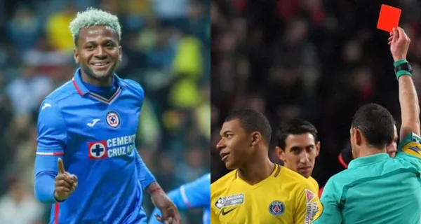 Michael Estrada dejó con un hombre menos a Cruz Azul, en la derrota contra Rayados de Monterrey