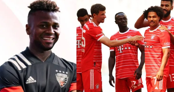 Michael Estrada jugó con el DC United ante Bayern Múnich y el ecuatoriano dio la mano a uno de las figuras del cuadro bávaro