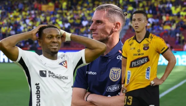 Michael Estrada, Sebastián Beccacece y Miguel Parrales