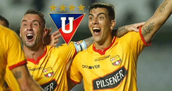 Michael Hoyos no tuvo las oportunidades que esperaba en Barcelona SC y ahora suena como refuerzo de Liga de Quito