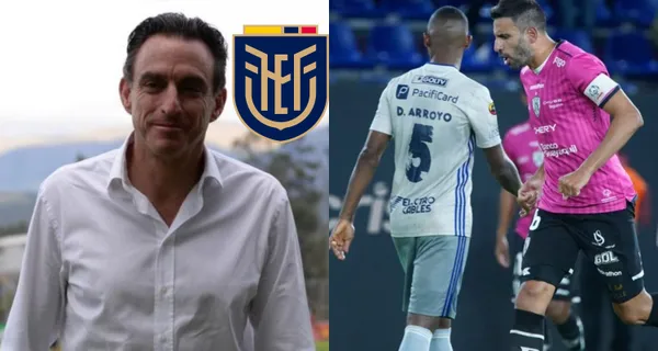 Michel Deller que sigue siendo parte de la FEF decidió bajar a los camerinos tras la victoria de IDV a Emele. Mira lo que hizo