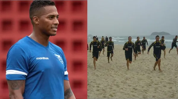 Mientras define su futuro, Antonio Valencia sigue entrenando y ocupa un chaleco extraño