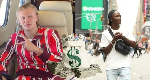 Mientras Erling Haaland cosechó una exorbitante fortuna, el dinero que tiene Moisés Caicedo