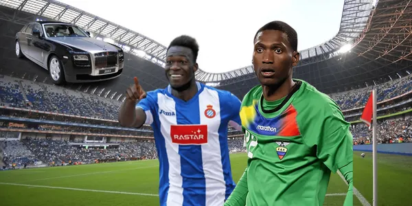 Mientras Felipe Caicedo manejaba un auto costoso, este era el auto que conducía Alexander Domínguez