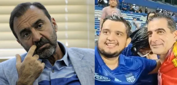 Mientras Nassib Neme se pelea con Renato Paiva, lo aficionados de Emelec destacaron al entrenador y hasta le pidieron fotos