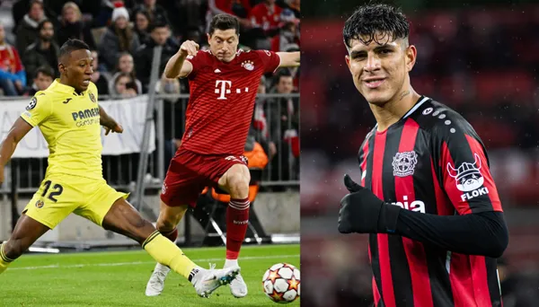 Mientras Pervis jugaba contra el Bayern, sorprendió donde apareció Piero Hincapié, el jugador del Bayer Leverkusen