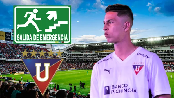 Miguel Parrales en el Estadio Rodrigo Paz Delgado (Foto tomada de: Liga de Quito/Extintor/Wikipedia)