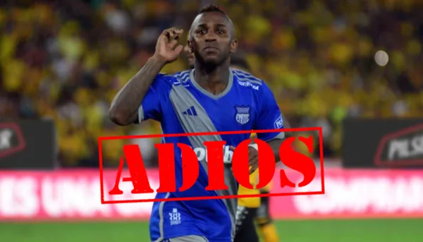 Miller Bolaños con la camiseta de Emelec.