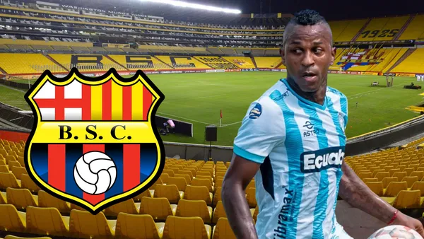 Miller Bolaños en el Estadio Monumental (Foto tomada de: La Hora/Guayaquil City/Wikipedia)