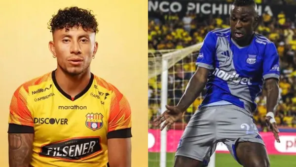 Miller Bolaños es el referente de Emelec y le ganó a Joao Rojas, que es el que saca la cara en Barcelona SC