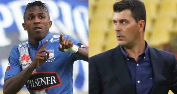 Miller Bolaños es uno de los referentes de Emelec y quiso volver. Rescalvo le dio una respuesta contundente