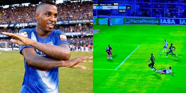 Miller Bolaños falló una acción insólita de gol, mira las imágenes