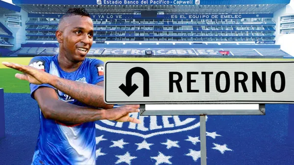 Miller Bolaños (Foto tomada de: Emelec/API/Dream)