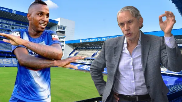 Miller Bolaños no dudó en meterse de mala manera con Emelec