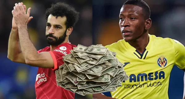 Mohamed Salah se enfrenta a Pervis Estupiñán en Champions League para el cotejo Villarreal vs Liverpool