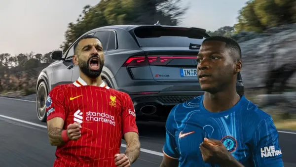 Mohamed Salah y Moisés Caicedo / Foto de: El Futbolero Ecuador