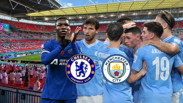 Moisés Caicedo aplaudiendo, equipo Manchester City. Foto tomada de: La Tercera/