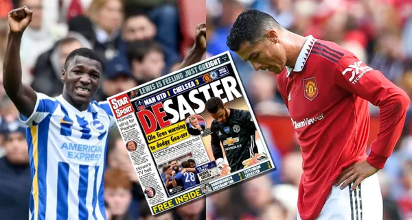 Moisés Caicedo brilló con luz propia ante Manchester United y en Inglaterra periodistas y medios lo siguieron todo el partido