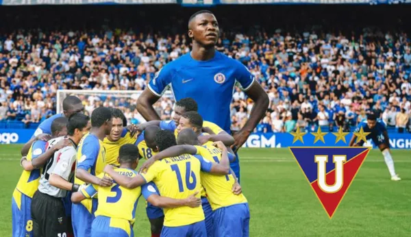 Moisés Caicedo con la camiseta del Chelsea de Inglaterra. FOTO: Revista Winner