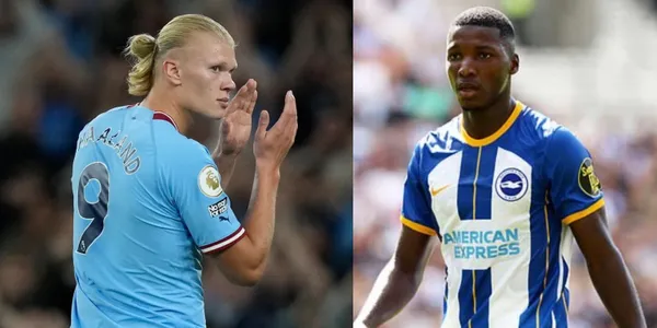 Moisés Caicedo dejó en el piso a Erling Haaland, mira lo que hizo el jugador ecuatoriano