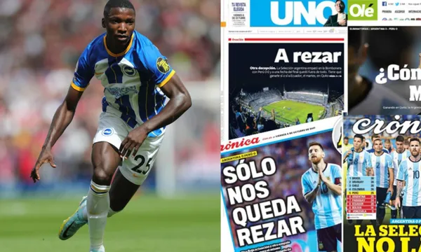 Moisés Caicedo dio un verdadero recital de fútbol en Old Trafford y la prensa argentina se puso a sus pies