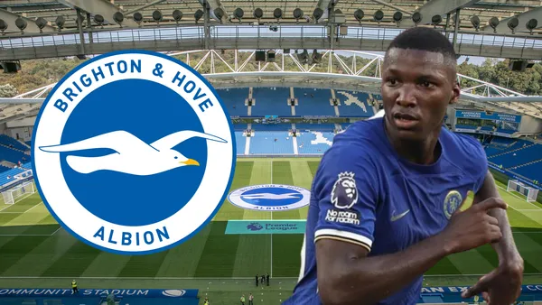 Moisés Caicedo en el Falmer Stadium (Foto tomada de: Brighton/Chelsea/Wikipedia)