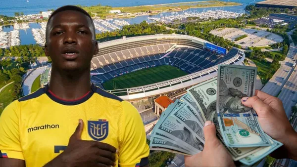 Moisés Caicedo en Soldier Field (Foto tomada de: Viator/Moisés Caicedo/La Razón)