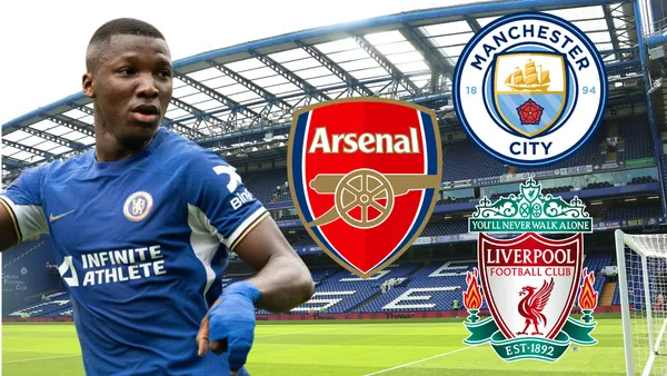 Moisés Caicedo en Stamford Bridge (Foto tomada de: Goal/Chelsea/Wikipedia)