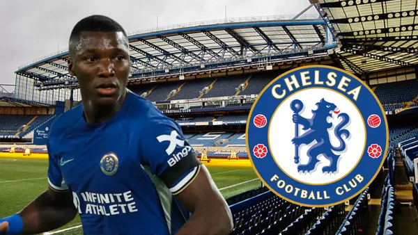 Moisés Caicedo en Stamford Bridge (Foto tomada de: Wikipedia/Chelsea/ESPN)