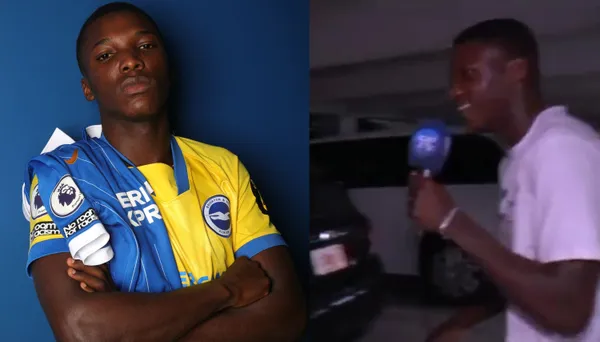 Moisés Caicedo entrevisto a Jackson Porozo y quedó registrado en video