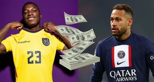 Moisés Caicedo es el jugador más caro de Ecuador e incluso vale más que Neymar
