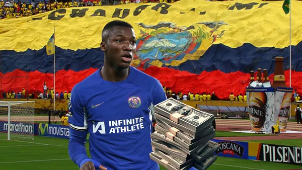 Moisés Caicedo, estadio Olímpico Atahualpa., Foto tomada de: Skycraper City/Chelsea