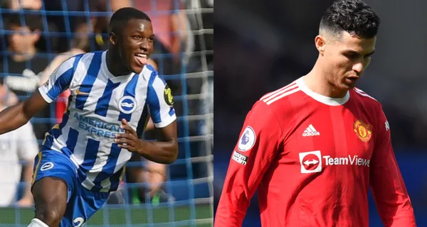 Moisés Caicedo fue el autor de uno de los goles de Brighton ante Manchester United