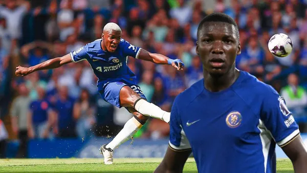 Moisés Caicedo gol contra el Bournemouth en la Premier League (Foto tomada de: Mercurio/Chelsea)