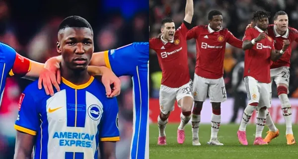 Moisés Caicedo hizo sufrir al Manchester United y esto pasó al final de los penales