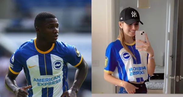 Moisés Caicedo invitó a su novia al partido del Brighton y le dedicó una exclusiva zona en el estadio