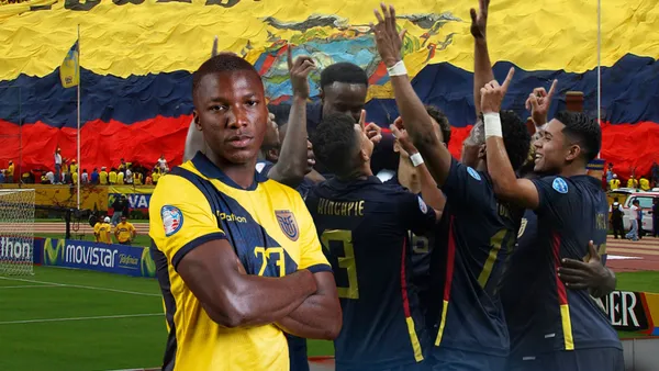 Moisés Caicedo, jugadores de la Selección Ecuador. Foto tomada de: La Tri