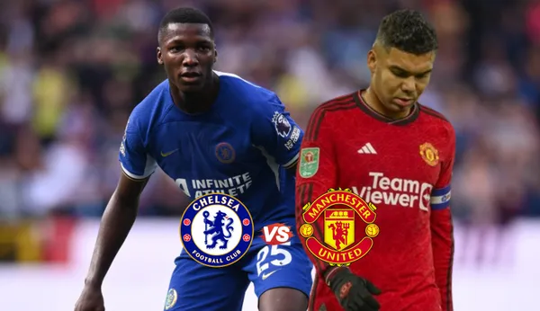 Moisés Caicedo jugando con la camiseta del Chelsea de Inglaterra. FOTO: Transfermarkt