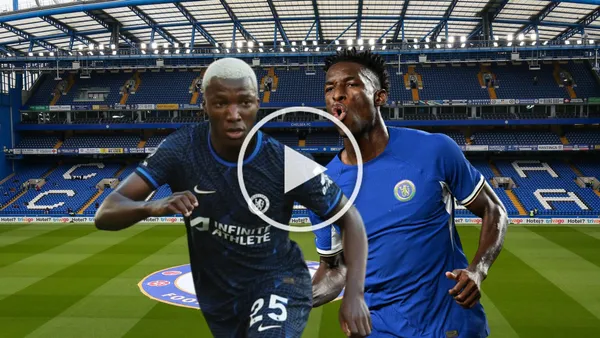 Moisés Caicedo jugando, Jackson celebrando. Foto tomada de: Chelsea