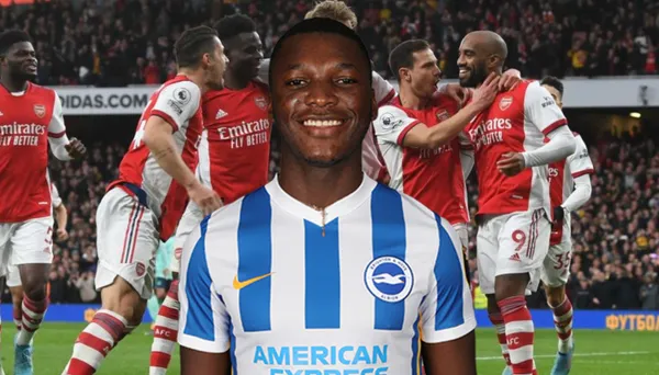 Moisés Caicedo jugó como titular en el Brighton y jugó un gran partido, incluso anulando a una de las figuras del Arsenal