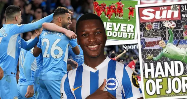 Moisés Caicedo jugó ante Manchester City y cuando salió la estantería se les fue abajo