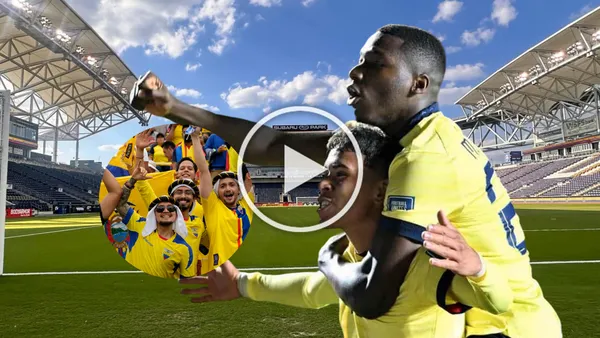 Moisés Caicedo, Kendry Páez. Foto tomada de: La Tri/Primicias