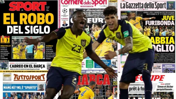 Moisés Caicedo, Piero Hincapié y diarios europeos / Foto de: El Futbolero Ecuador